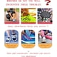 thumbnail image 4 of Cordones elásticos sin atar (cada uno/48 pulgadas, 1 par) Cordones elásticos de látex para zapatillas de deporte para niños y adultos Xemadio WMZL-1918-9, 4 of 7