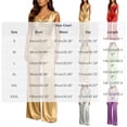 thumbnail image 3 of Women Jumpsuit, Satin Jumpsuit, Cocktail Party Dressy Jumpsuit Formal Evening Outfit Wide Leg Sleeveless Draped Neck High Waist Elegant, 3 of 8