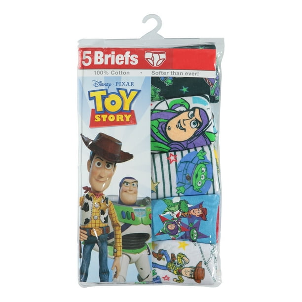 Toy Story Boys Underwear Briefs for Kids Features Woody and Buzz ...