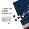 thumbnail image 2 of Lantern Press 1000 Piece Jigsaw Puzzle, Alexandria, Virginia, Distressed Flag, 2 of 5