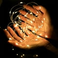 thumbnail image 2 of Cadena de luces LED de alambre de cobre con forma de ramo, barra de luces de colores con ambiente decorativo, cadena de luces pequeña, línea de luces para puestos, 2 of 6