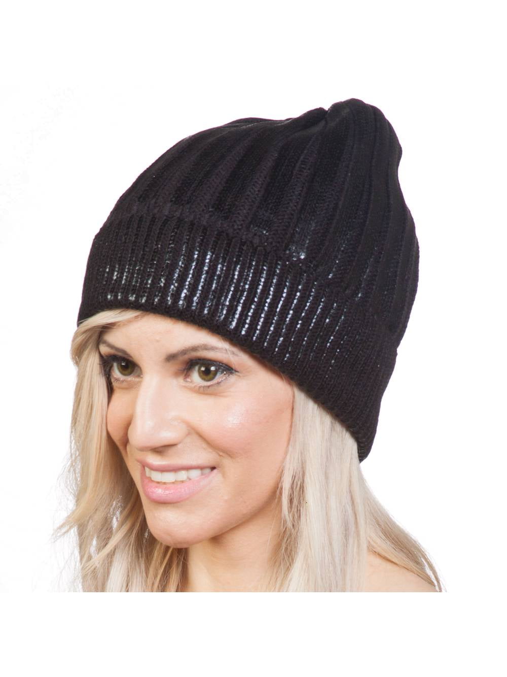 Cuffed Ski Hat Skully Winter Ski Cap 
