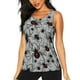 thumbnail image 1 of Fotbe Spiders Blusas Sin Mangas para Mujer – Estilo Casual, Corte Suelto, Slim-Fit, Cuello Redondo Deportivo, Tops de Verano para Gimnasio y Yoga-Small, 1 of 7