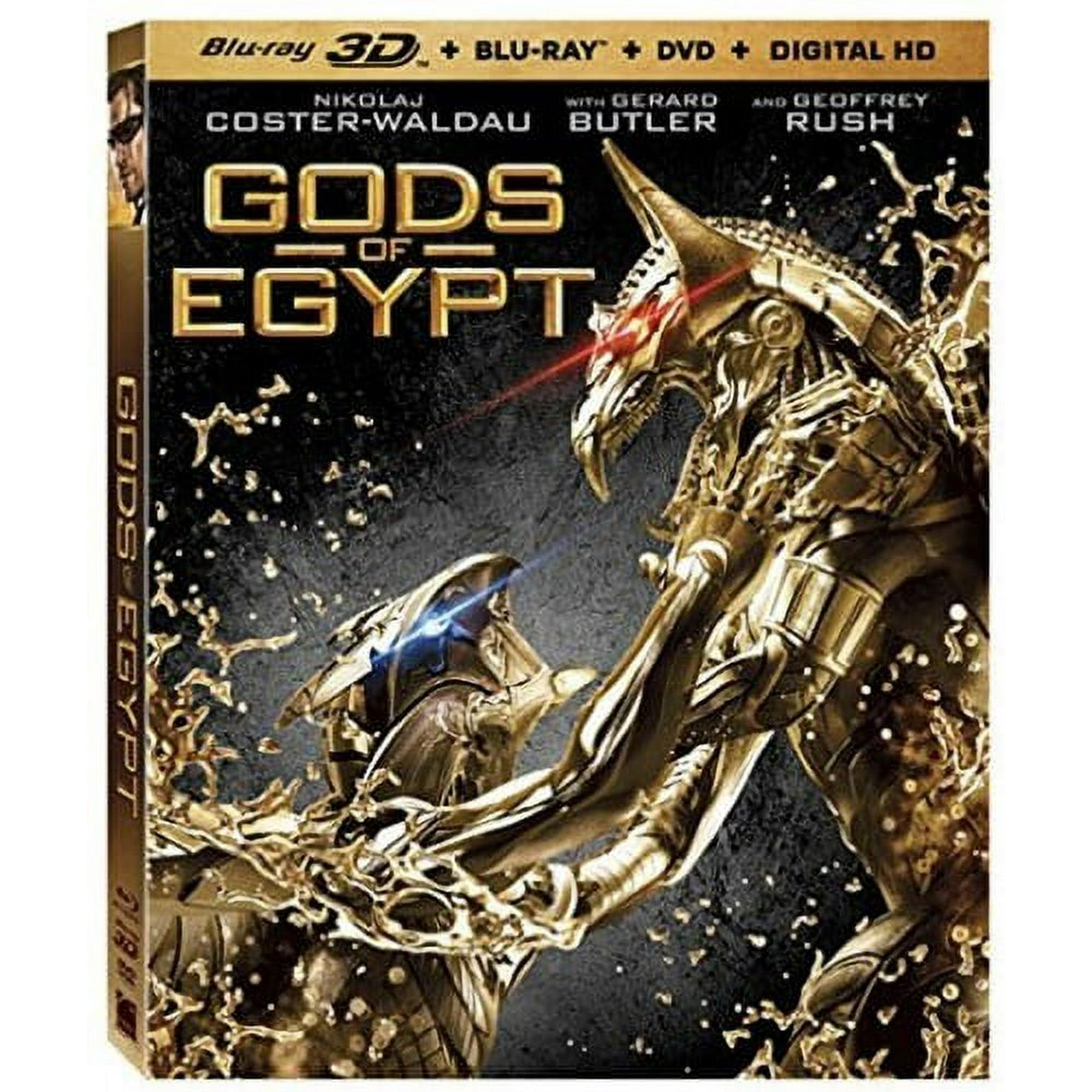 Gods of Egypt (Blu-ray + Blu-ray + DVD)
