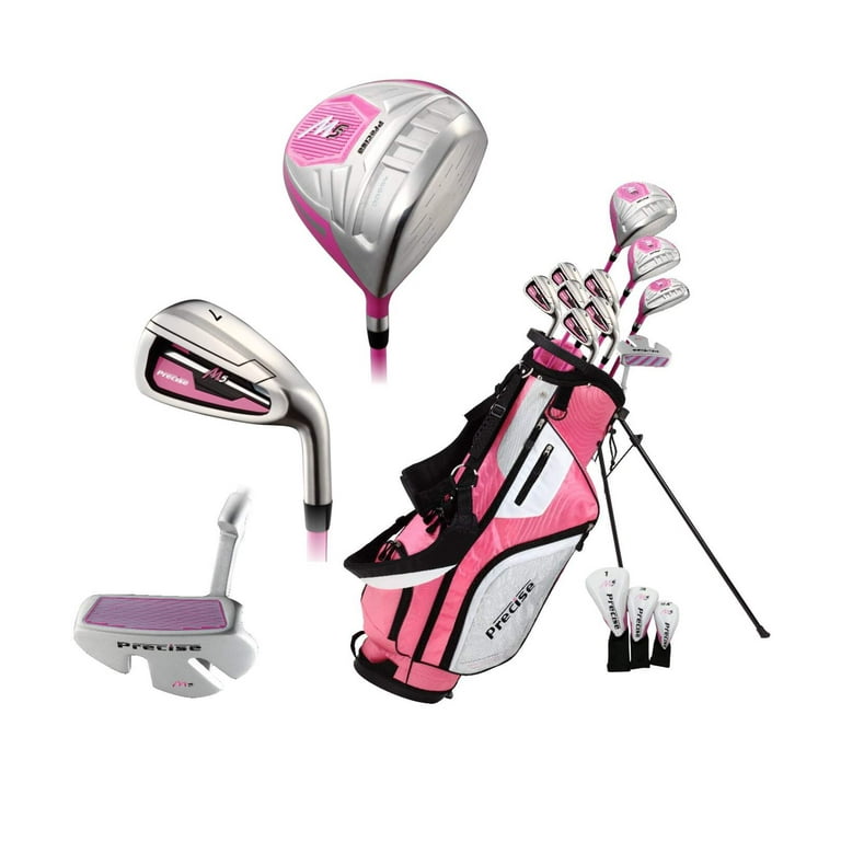 Precise M5　レディース　ゴルフクラブ10本セット　プリサイス　バック付 Precise M5 Complete Golf Club Set for Beginners - Hybrid, Tall