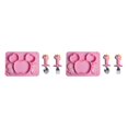 thumbnail image 2 of Transemion Easy To Clean Baby Silicone Tableware Set For Promoting Healthy Eating Habits Made With Silicone Pink 2 2Set, 2 of 6