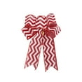 thumbnail image 1 of Huanglei Elegant Bow Hanging Ornament For Festive Holiday And Home Party Décor With Classic Red Green Design, 1 of 3