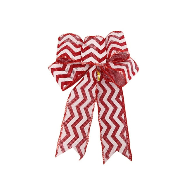 Huanglei Elegant Bow Hanging Ornament For Festive Holiday And Home Party Décor With Classic Red Green Design