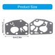 thumbnail image 1 of Carburetor Diaphragm Gasket Kit for 495770 795083 5083H AE0588 5083K 7721 520175 795478 2x, 1 of 1