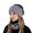 Grey, variant on AWZXDE Winter Solid Color Knit Hat Scarf Two-Piece Set Women Cold Weather Warm Knit Hat Ear Cover Hood Wool Hat for Winter Fashion Pink