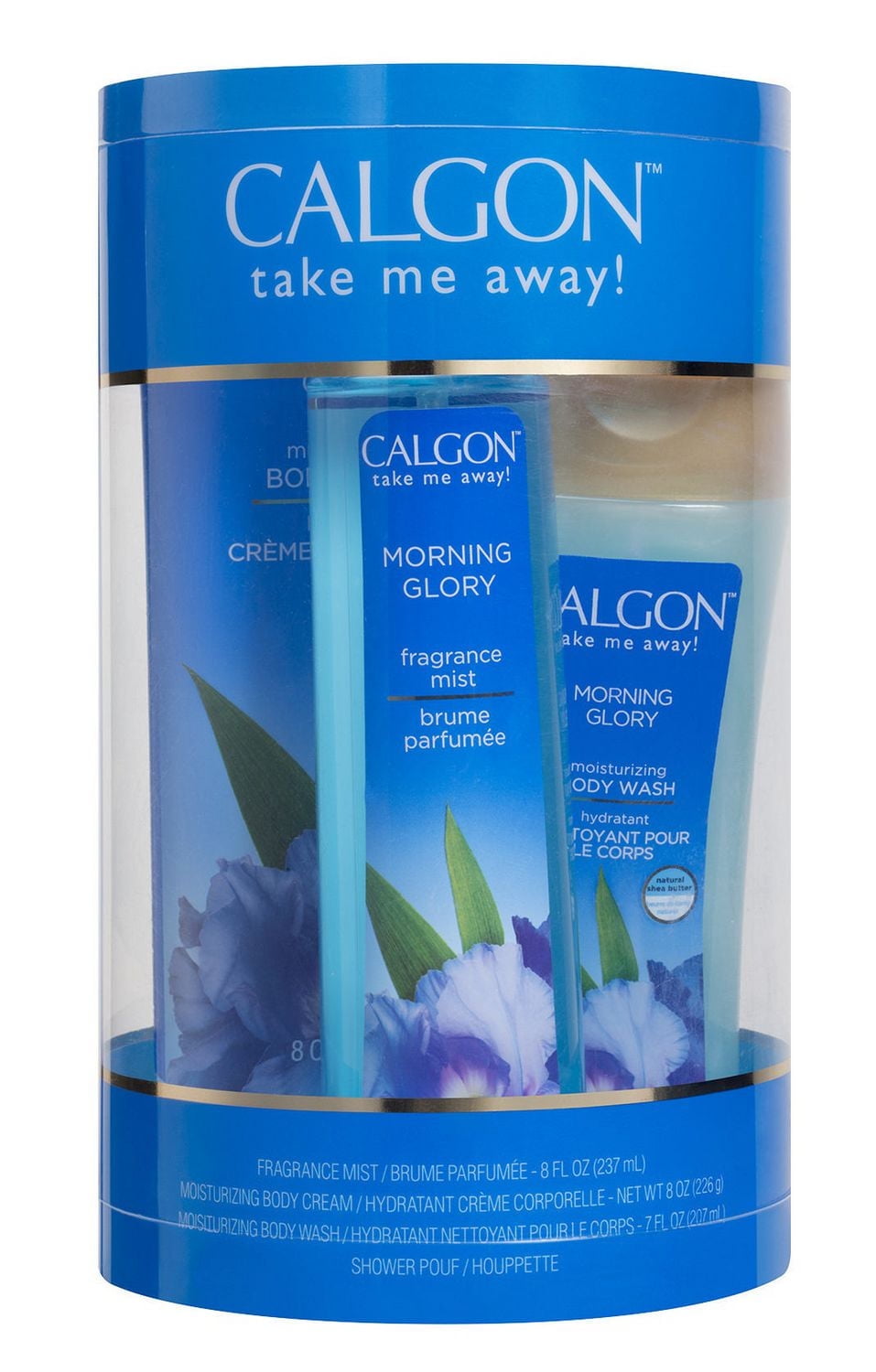 Calgon Take Me Away! Morning Glory 4 Piece Gift Set