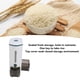 thumbnail image 4 of Dispensador de Arroz de Gran Capacidad Contenedor de Almacenamiento de Arroz Sellado Tipo Prensa con Tapa Resistencia a Altas Temperaturas Perfecto para Almacenar Granos, 4 of 8