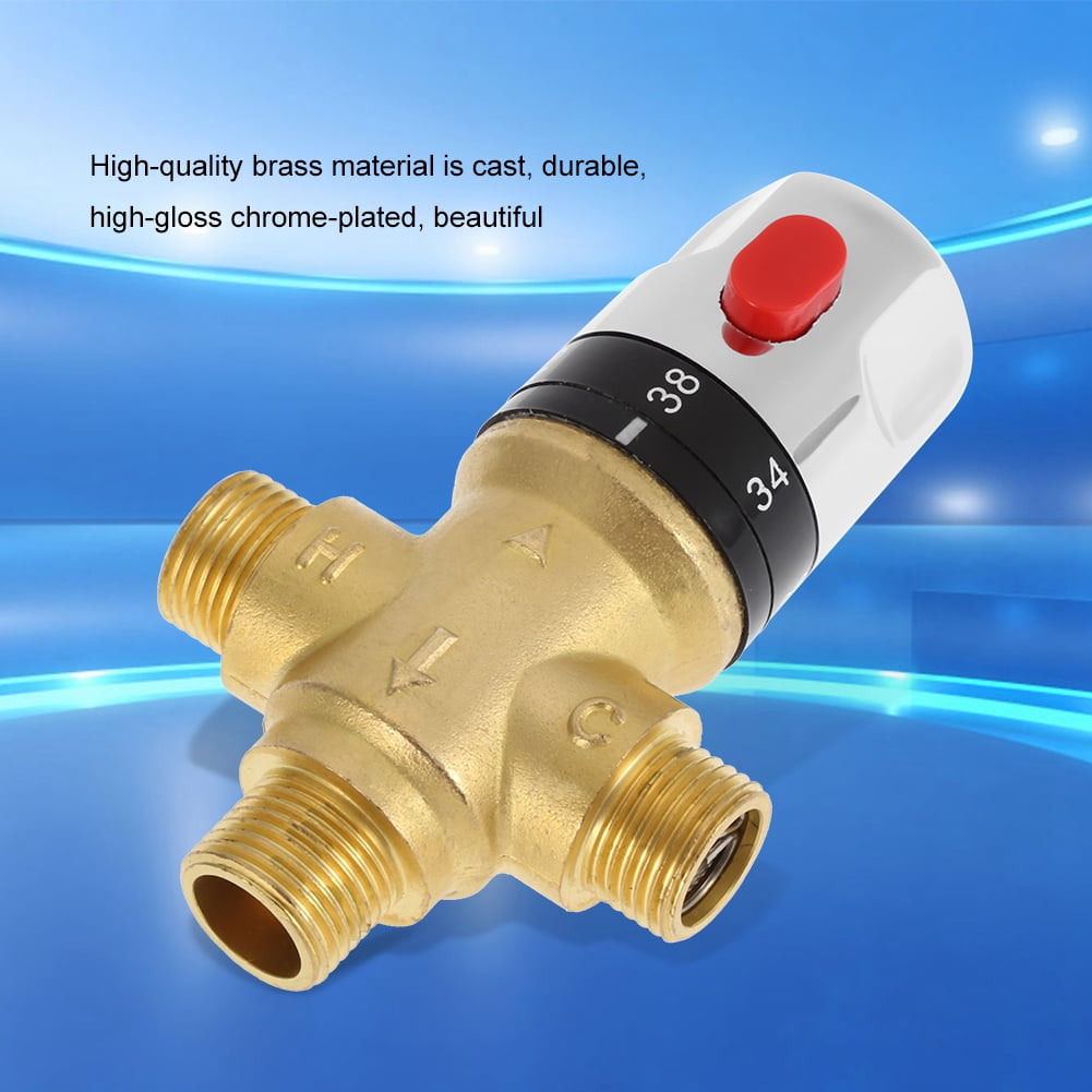 Tub/Shower Rough Valve,Brass Thermostatic Mixing Valve Bathroom Faucet