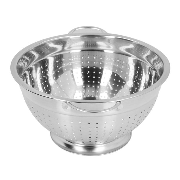 Colador De Metal Con Colador De Frutas Cesta De Acero Inoxidable Colador Cuenco Cocina Colador De Alimentos Cesta Escurridor Para Cocinar, Colador Tamiz
