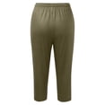 thumbnail image 6 of Kelon Yoga Pants, Plus Size Capri Yoga Sweatpants for Women with Pockets-Stretchy Yoga Pants Casual Loose High Waist Workout Leggings, L, 6 of 6