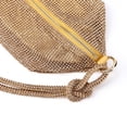 thumbnail image 3 of Bolsa de mano de noche Likrtyny con diamantes de imitación dorado, 3 of 9