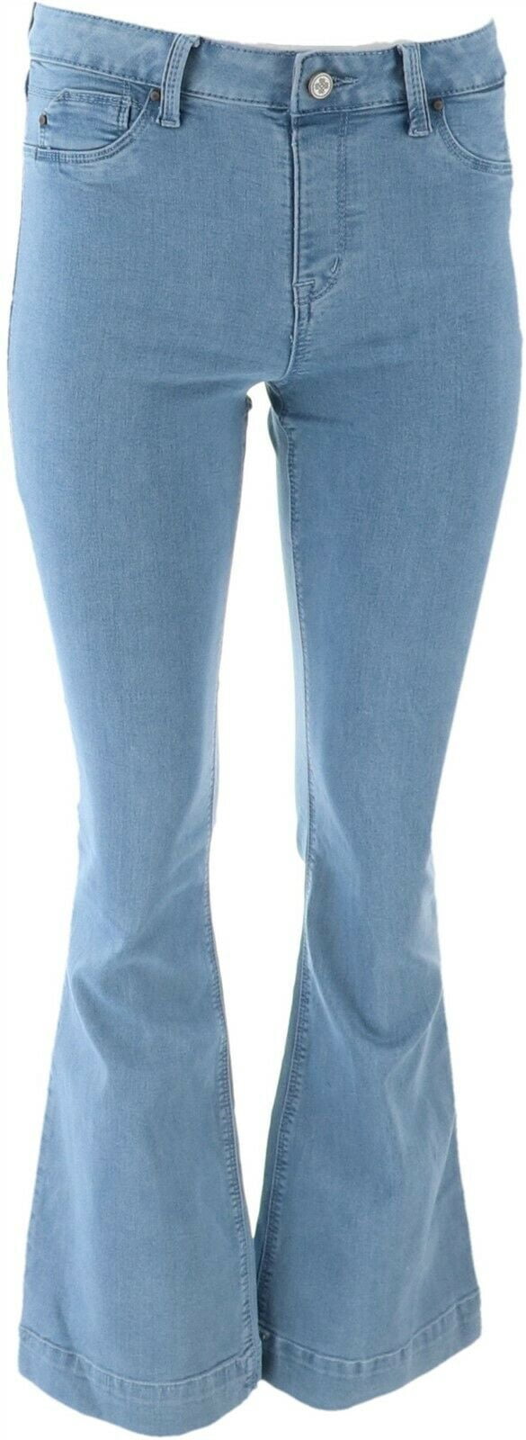 Laurie Felt Silky Denim Flare Pull-On 