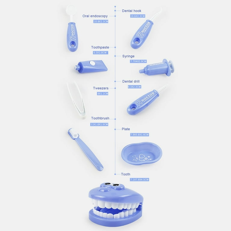 Doctor Kit for Kids Dentist Toy, 9PCS Dentist Tools Medical