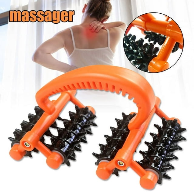 Rouleau de Massage Portatif à Main, Roue, Bras Arrière, Jambes, Soulagement du Stress, Massage, Neuf