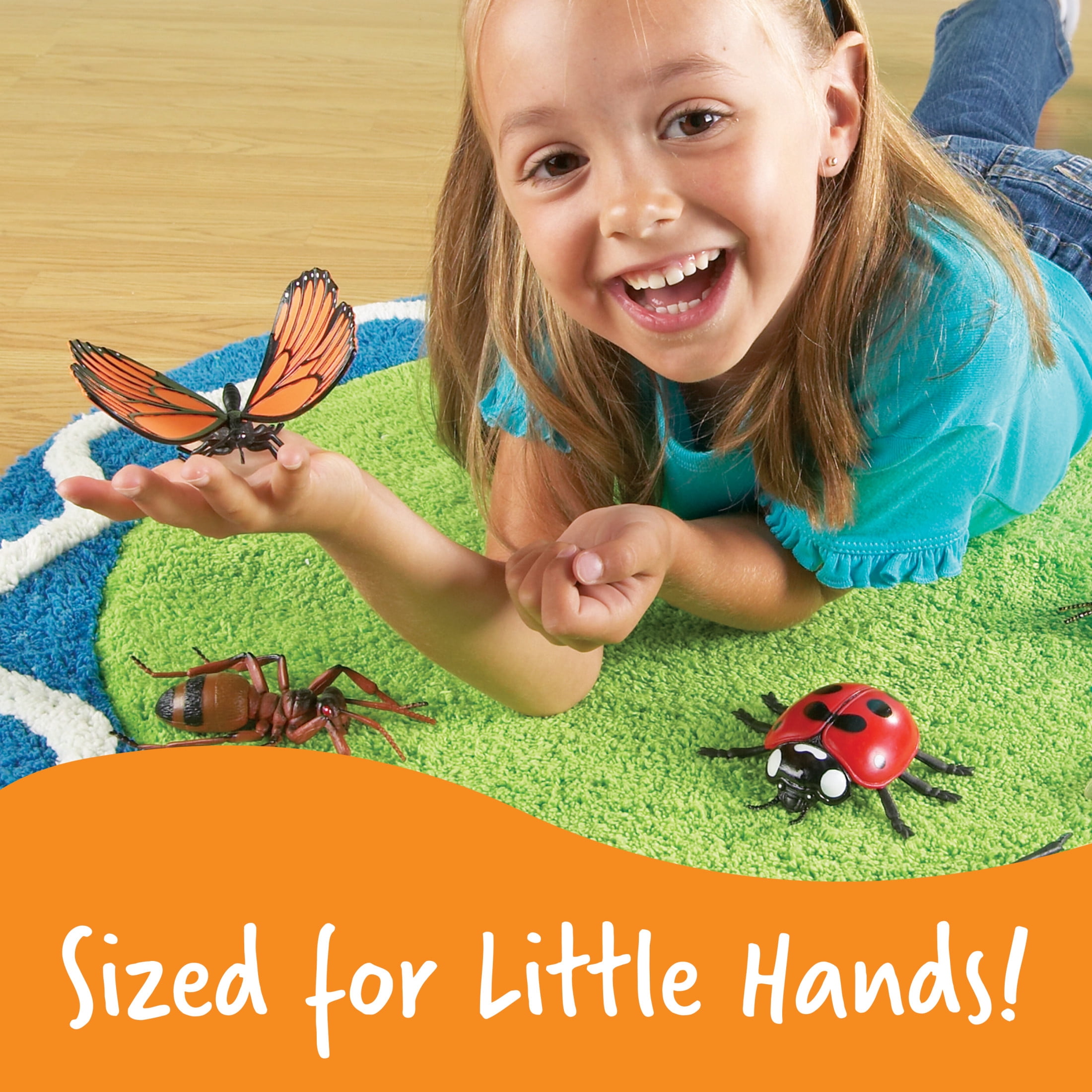 Learning Resources Jumbo Insects, Animal Toys for Kids, Ages 3+