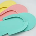 thumbnail image 5 of Set of 24 Plastic Flops Kit,10.2x4.3In Disposable Party Supplies for Men,Multicolor Slippers for Guests,Salon,Spa,Hotel,Women, 5 of 6