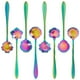 thumbnail image 1 of Juego de 8 cucharas de flores, cucharilla de café, vajilla de acero inoxidable, cuchara creativa para azúcar, cuchara para té, 1 of 5