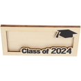 thumbnail image 3 of Durable Wood Money Holder for Home Multi Color Perfect Graduation Gift 6.5 x 4.2 inches, 3 of 5
