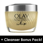Olay Total Effects Whip Face Moisturizer, 1.7 oz + Daily Facial Dry Cleansing Cloths, 7 ct