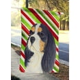 thumbnail image 2 of Carolines Treasures LH9234CHF 28 x 40 in. Cavalier Spaniel Candy Cane Holiday Christmas House Size Canvas Flag, 2 of 4