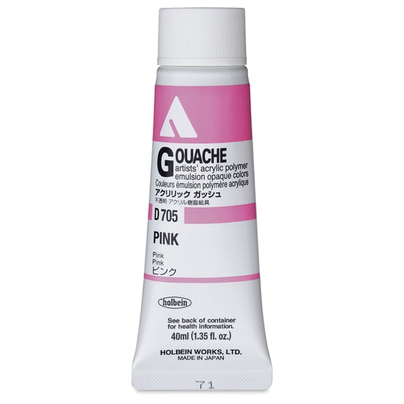 Holbein Acrylic Gouache – Pink, 40 ml tube