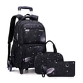 thumbnail image 1 of Mochila enrollable MITOWERMI Trolley Space-Galaxy para niños con bolsa de almuerzo, 1 of 6