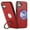 Red, variant on Dteck Magnetic for iPhone 16 Leather Case with Invisible Stand, Compatible with MagSafe, Slim Kickstand Phone Cover for iPhone 16,Black