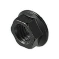 thumbnail image 4 of Unique Bargains M5 Serrated Flange Hex Lock Nuts, Carbon Steel Black Oxide Finished 100 Pack, 4 of 4