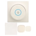 thumbnail image 1 of Interruptor de luz inalámbrico, interruptor de pared de Control remoto autoalimentado impermeable con receptor para lámpara, 1 of 8