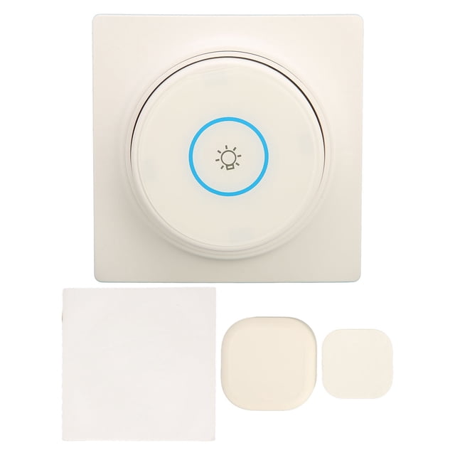 Interruptor de luz inalámbrico, interruptor de pared de Control remoto autoalimentado impermeable con receptor para lámpara