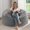 Grey, variant on Bean Bag Chair 3FT Plush Lounger Beanbag with Filler No Assembly Giant Bean Bag with Handle Side Pocket&Machine Washable Cover Large Bean Bag Chair for Adults Dorm (Darkgrey, Medium)