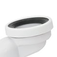 Premium PVC Offset Toilet Flange Shifter, EasyInstall Adapter for Bathroom Tub Waste & Drain