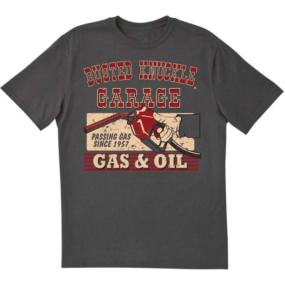 Busted Knuckle Busted Knuckle Garage Passing Gas TShirt Gray GY1738