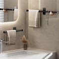 thumbnail image 3 of Soporte autoadhesivo para toallero de baño sin perforaciones, estante de toalla montado en la pared, accesorios de cocina para baño, colgador de toallas, 3 of 4