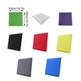 thumbnail image 4 of Inteprter 12 piezas de bloque de absorción de sonido para estudio de dormitorio en casa, habitación de Piano, Panel de reducción de ruido Decoración del hogar Negro, 4 of 6