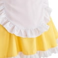 thumbnail image 6 of Yellow Maid Dress with Apron & Scarf -  Anime Convention and Stage Performance Dress, 6 of 8