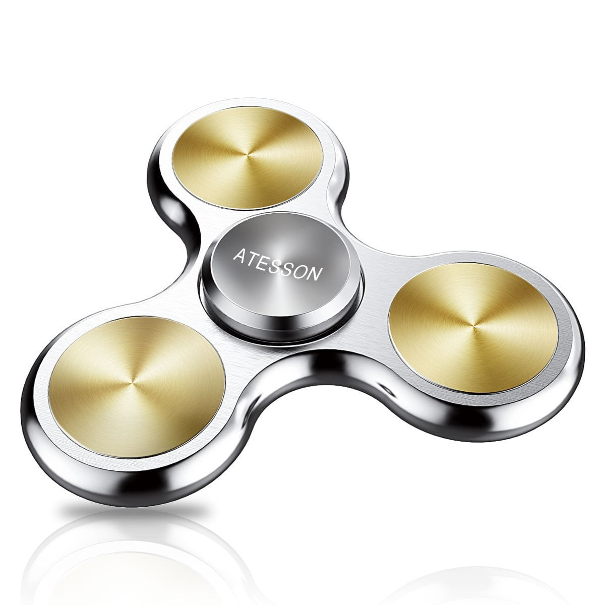 atesson fidget spinner toy 4 to 10 min spins ultra durable stainless steel