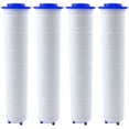 thumbnail image 1 of Miangastore Filter Cotton Kit Shower Head Filter Cartridge Blue 4Pcs 4.4X0.9X0.9In, 1 of 8