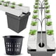 thumbnail image 5 of Macetas de red resistentes, ahorran agua, material plástico duradero, raíces saludables, drenaje uniforme, adecuadas para hidroponía, acuaponía, orquídeas, tomates, pimientos y hierbas, diseño de, 5 of 5