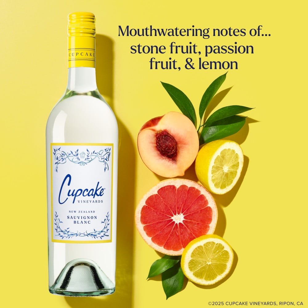 Cupcake Vineyards Sauvignon Blanc White Wine New Zealand, 750 ml