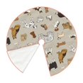 thumbnail image 2 of Kdxio Dog Animal Print Christmas Tree Skirt Christmas Xmas Tree Skirts Mat for New Year Holiday Christmas Party Decorations-36", 2 of 7