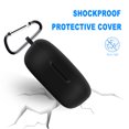 thumbnail image 4 of Funda de silicona suave para auriculares con mosquetón para Redmi Buds 4 Lite (negro), 4 of 6