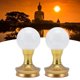 thumbnail image 5 of Luz budista 2 juegos de lámpara de bola de cristal 3 ajustes de color antideslizante elegante para decoración del hogar para iluminación frontal de Buda, 5 of 8