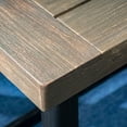 thumbnail image 2 of Noble House Raphael 70.75" Wood Top Patio Dining Table in Sandblast Gray, 2 of 6