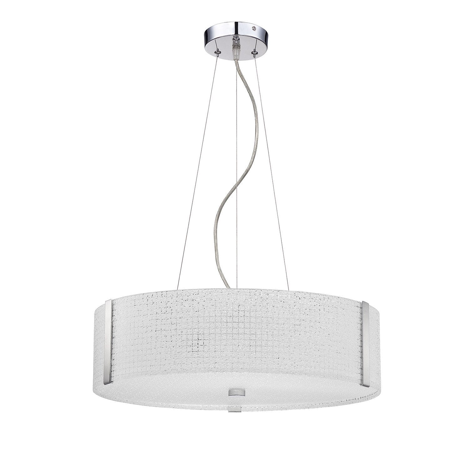 Kendal Lighting Glacier 4 Light Drum Pendant